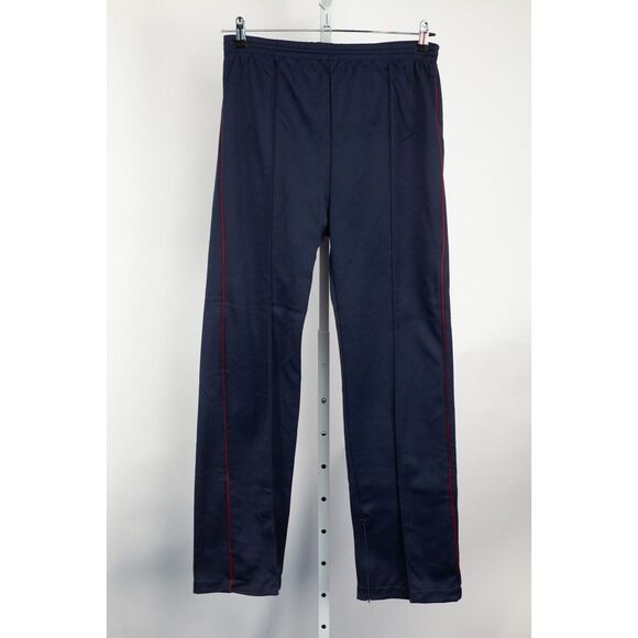 Fred Perry Sweat Pants Men Extra Large Blue Red Piping Zip Ankles Elastic Waist - Picture 1 of 14